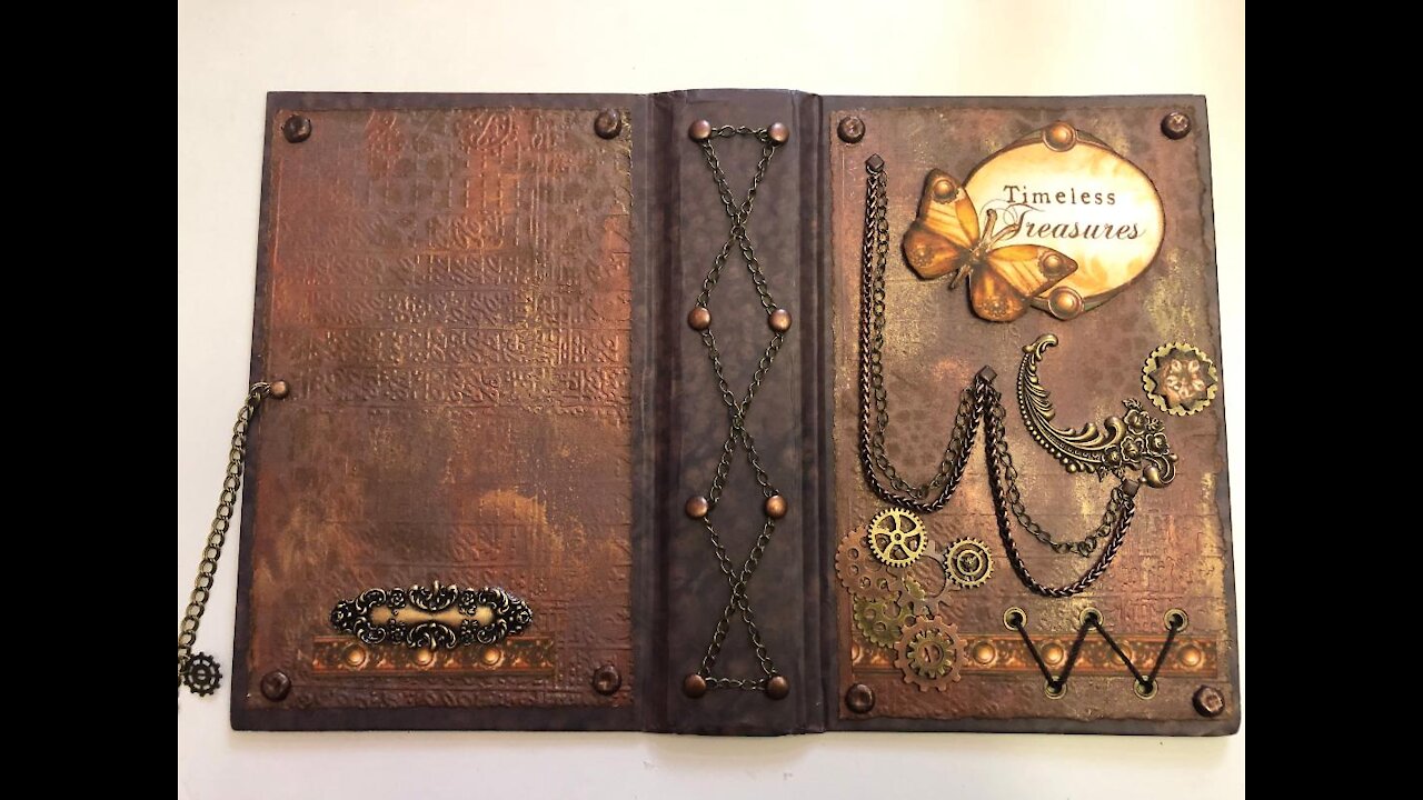 Steampunk Journal Cover (from Lovely Lavender Wishes)