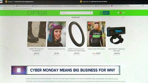 Cyber Monday means more business for WNY