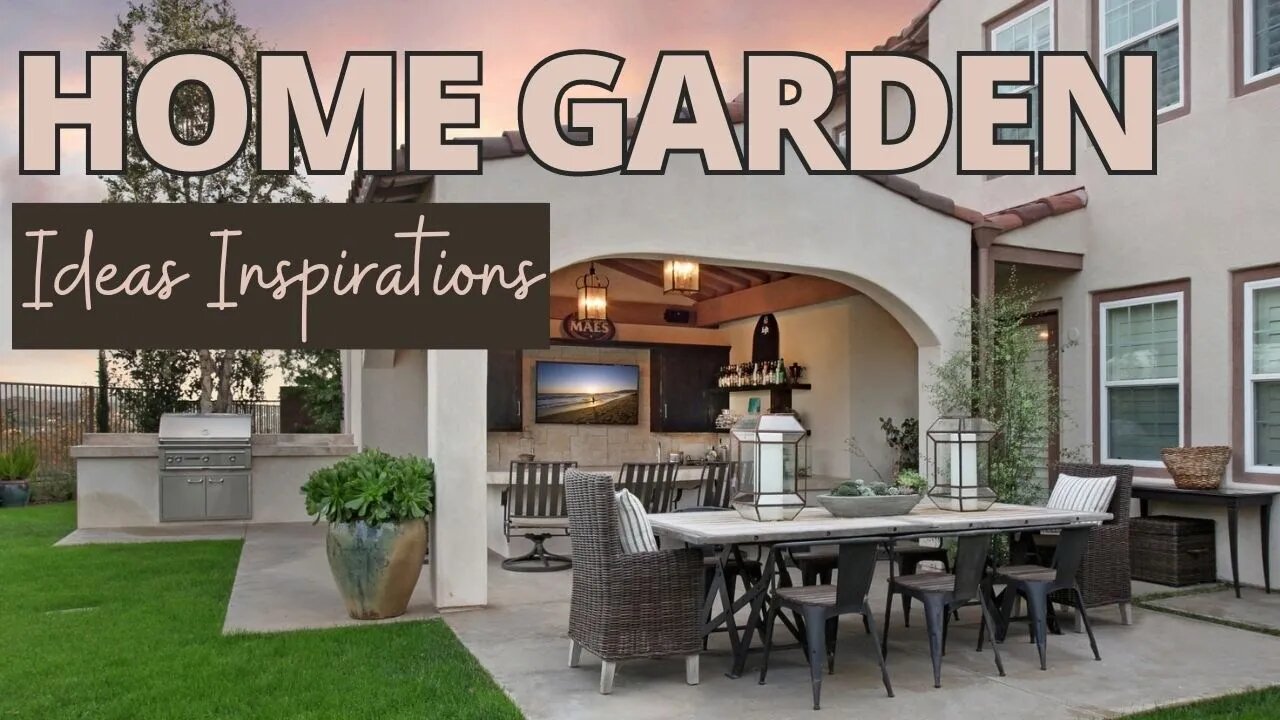 House Backyard Patio Design Ideas | Home Garden Landscaping Ideas | Gardening Ideas for Home