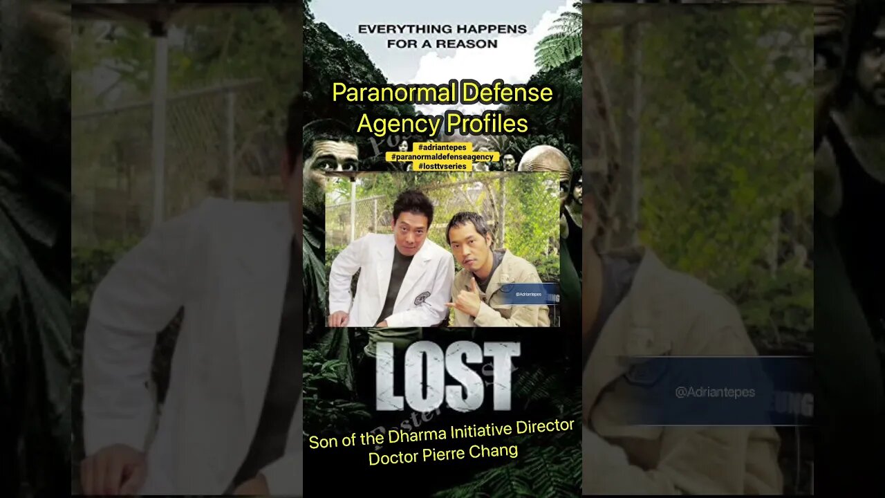 Paranormal Defense Agency Profiles: Miles Straume (Chang) from LOST #paranormaldefenseagency