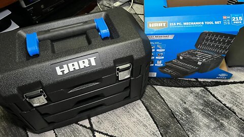 $98 HART 215-Piece Mechanics Tool Set Unboxing & Overview