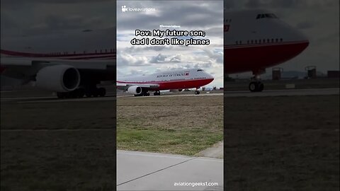 HE BETTER LOVE PLANES.....😂✈️ | Aviation Geeks #shorts