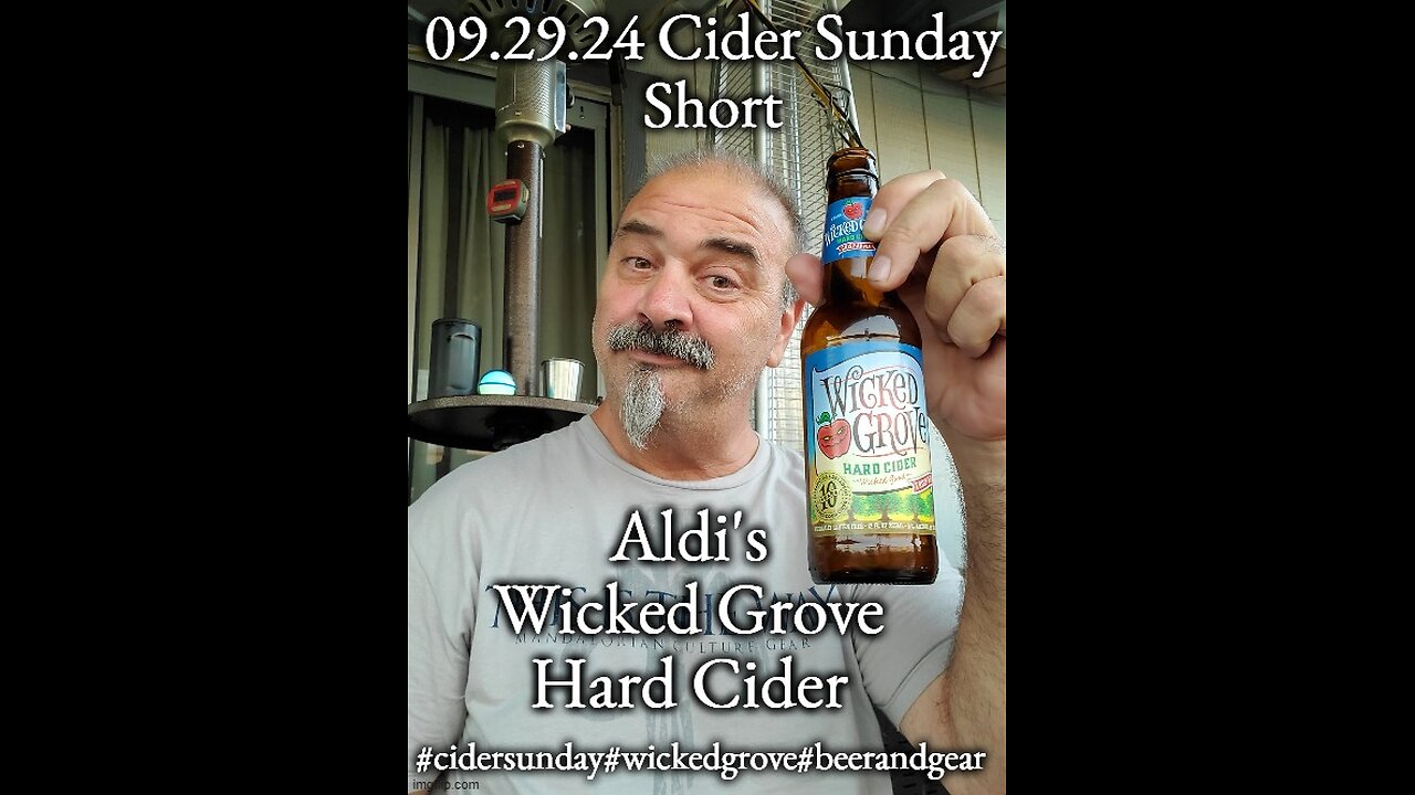 09.29.24 Cider Sunday: Aldi's Wicked Grove Hard Apple Cider 4.5/5*