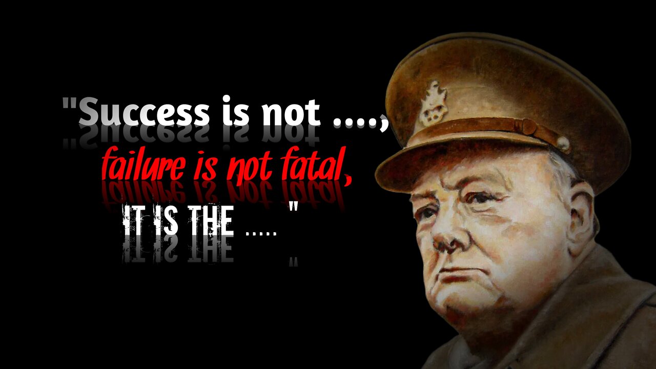 Winston Churchill best motivational quotes