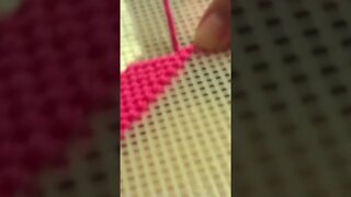 Creating A Cross Stiched Heat #shorts