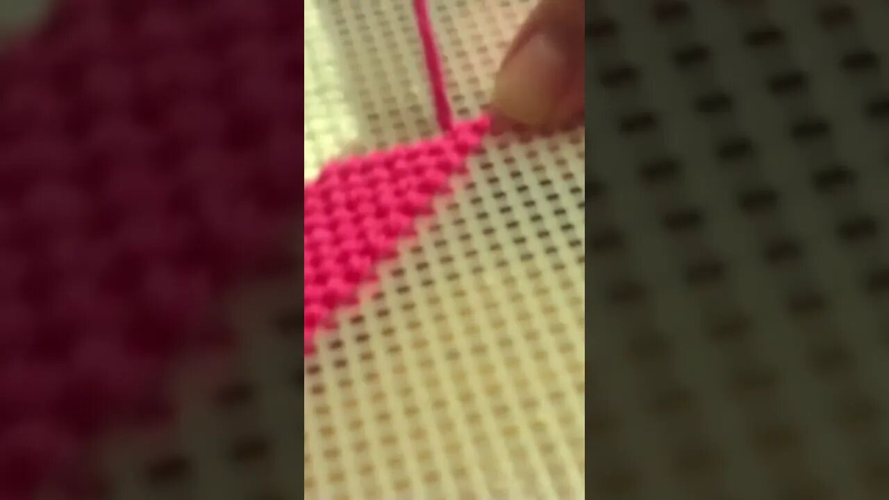 Creating A Cross Stiched Heat #shorts