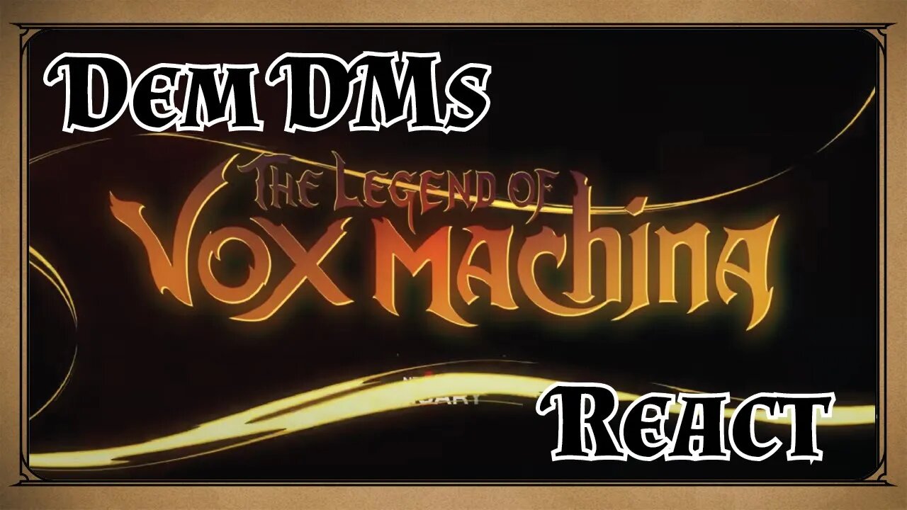 DemDMs React to The Legend of Vox Machina Season 2 | Official Red Band Trailer Reaction