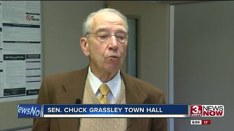 Sen. Chuck Grassley holds first town hall in 2018