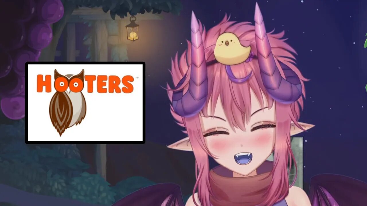 @grapechann Didn't Realize The Hooters Sign Is WHAT?!? #vtuber #clips