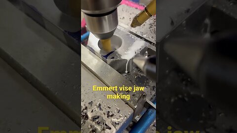 Emmert vise jaw making #machinist #cncmachinist #machine #machining #cnc