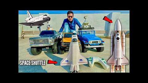 RC 4X4 Car Mountain Climbing Challenge With RC Space Vehicles - Chatpat toy TV