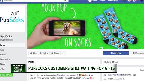 Pupsocks customers still waiting for their gifts