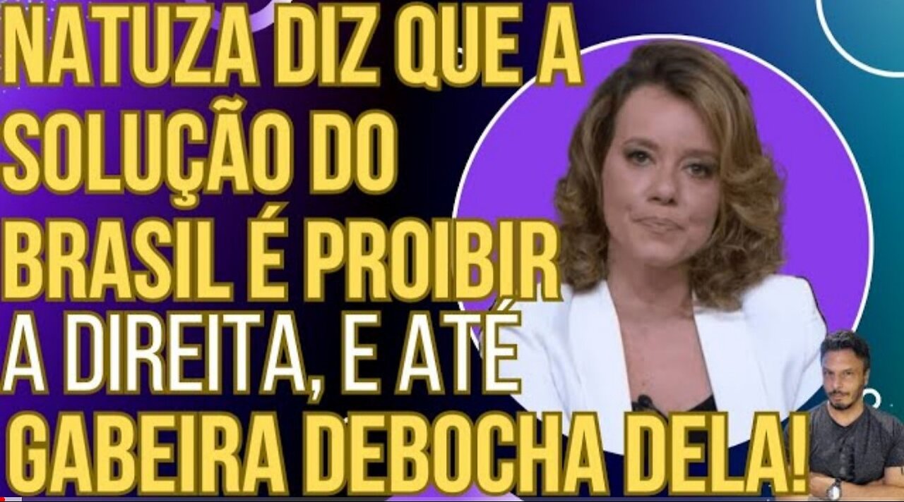 Blogueira da Globo diz que a solução do Brasil é proibir a direita e até os colegas debocham dela!