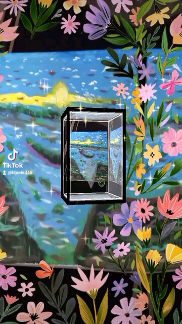 Sunset over the ocean