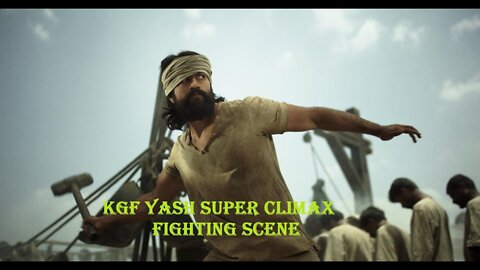 ROCKING STAR YASH LATEST FIGHTING SCENE II GANGSTER SAVES A ELDERLY PERSON FROM HUNDREDS OF GOONS