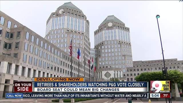 Procter & Gamble retirees, shareholders watch vote closely