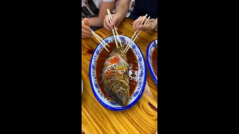 Grilled Fish in Iron Bucket