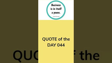 Quote of the Day 044