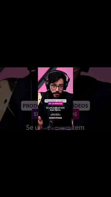 Produzindo 100 vídeos em 120 minutos