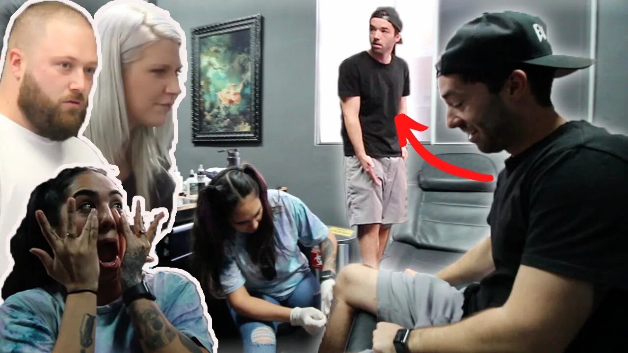 Getting a Tattoo Then It Vanishes Twin Prank!