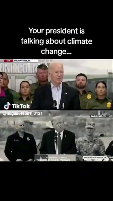 Trump & Biden dualing pressers