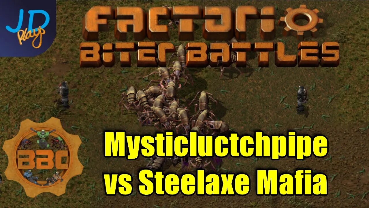 Factorio PvP Biter Battles ⚙️ BBChampions ⚙️ Mysticluctchpipe vs Steelaxe Mafia