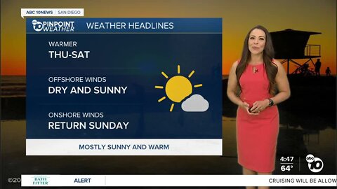 ABC 10News Weather with Meteorologist Angelica Campos