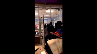 WATCH: Total Chaos as BLM Rioters Loot and Destroy Nike Store