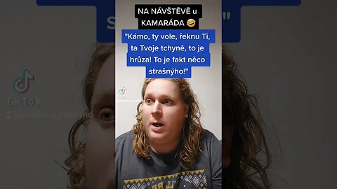 U KAMARÁDA na VEČEŘI! CO se STALO s TCHYNI od KAMARÁDA!? 😲 #funny #tiktok #shorts