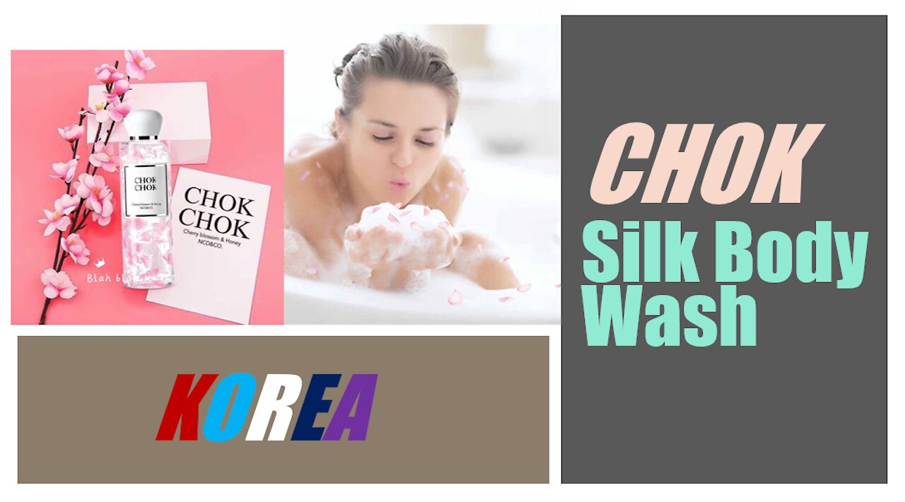 KOREA CHOK Silk Body Wash Cherry blossom & Honey (250ml)