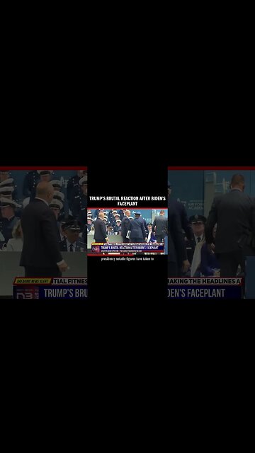 Trump’s Brutal Reaction After Biden's Faceplant