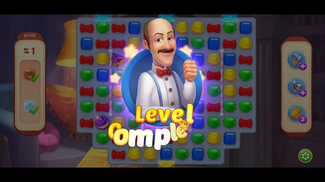 Playrix Homescapes Gameplay Walkthrough Level 8445