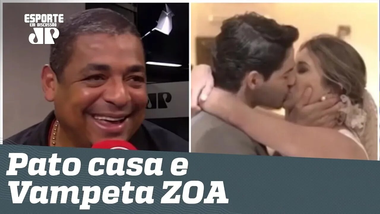 "E eu que sou o malandro?" Vampeta ZOA casamento de Pato com filha de Silvio Santos!