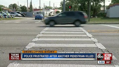 Law enforcement frustrated by spike in pedestrian crashes