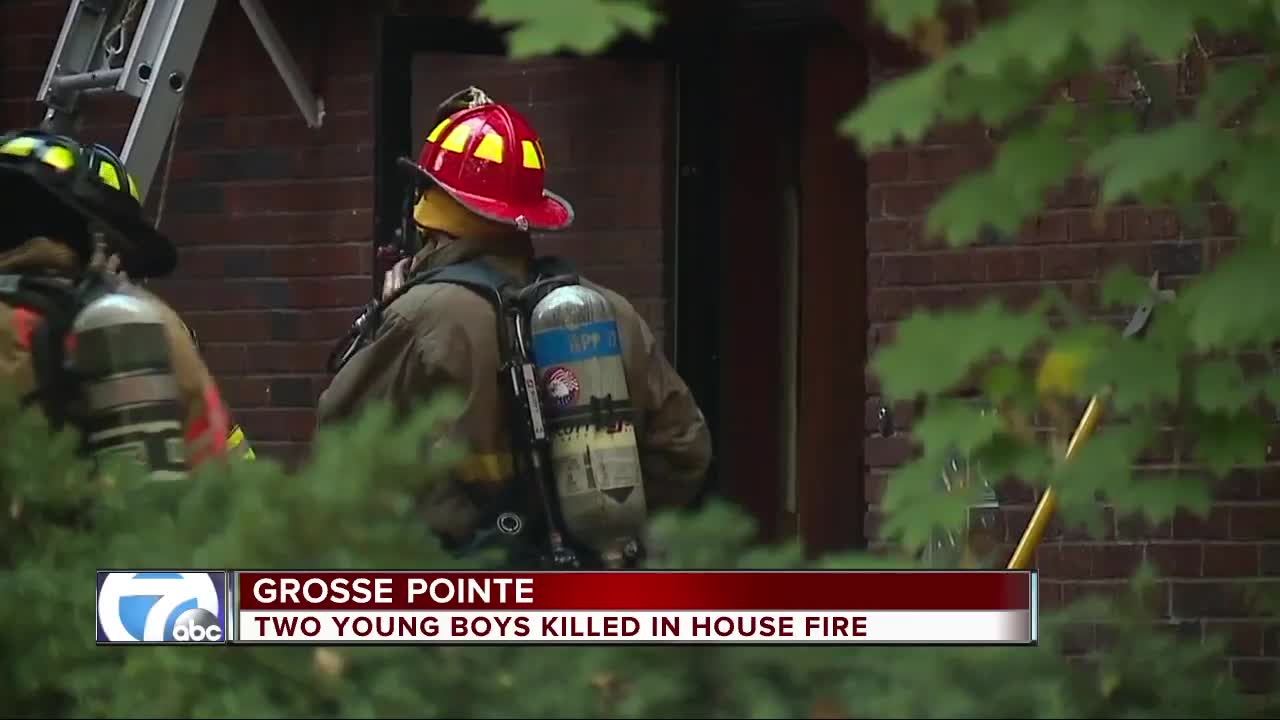 2 boys, ages 9 and 11, die in house fire in Grosse Pointe