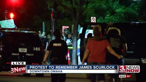 Saturday night protests in Omaha remain peaceful