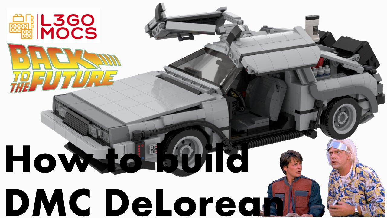 Lego MOC DMC DeLorean (Back to the Future)