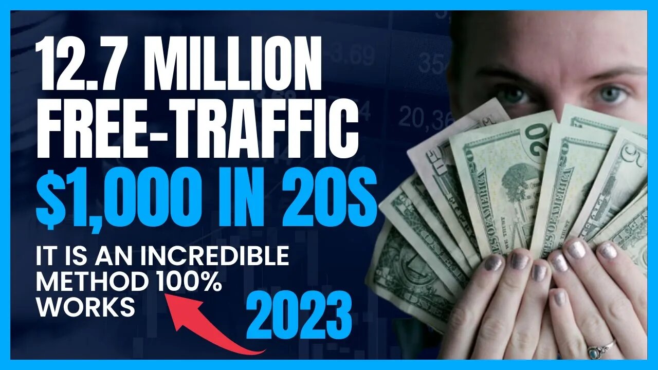 12.7 MILLION Traffic For Free, $1000 In 20S, CPA Marketing, Affiliate Marketing, Make Money Today