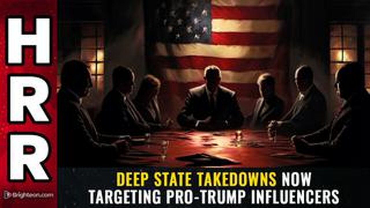 Deep state TAKEDOWNS now targeting pro-Trump influencers