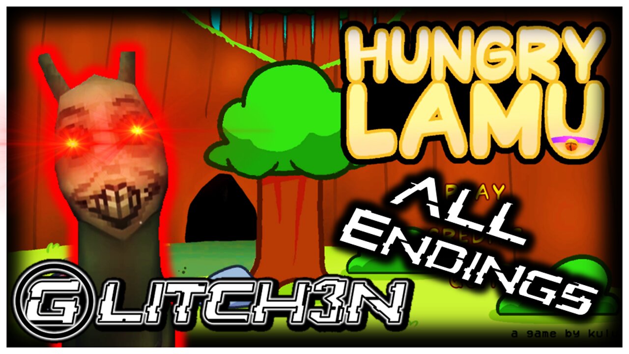 The Most Hungry And Demonic Llama Ever! - Hungry Lamu Full Playthrough (All Endings)