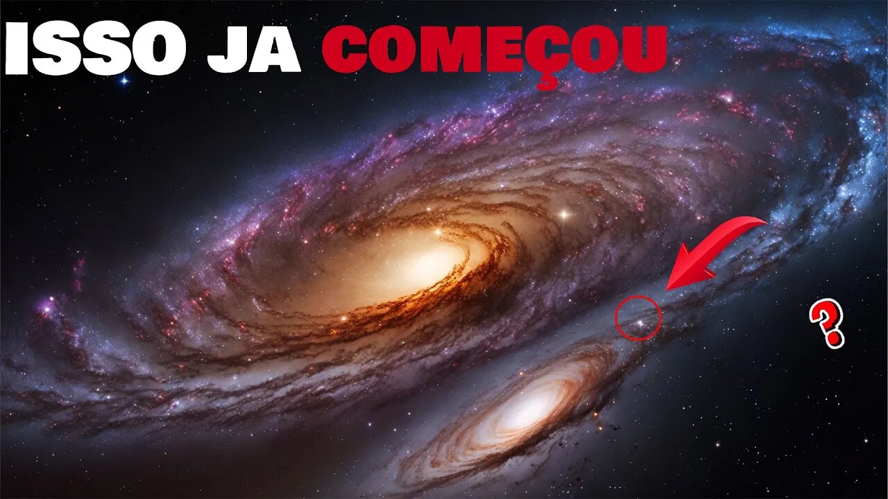 COMEÇOU, Andrômeda e Via Láctea ja colidiu!