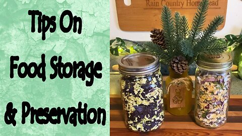 Food Storage and Preservation Tips