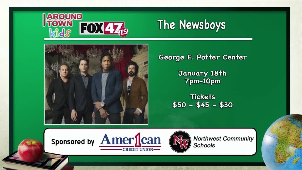 Around Town Kids - Newsboys at the George E. Potter Center - 1/17/20