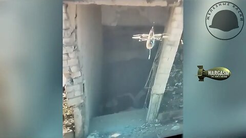 Russian FPV kamikaze drones destroy entrance to underground shelter