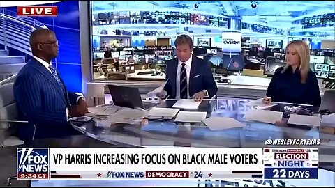 Fox News journalist Charles Payne blast Barack Obama for telling black men to vote for Kamala