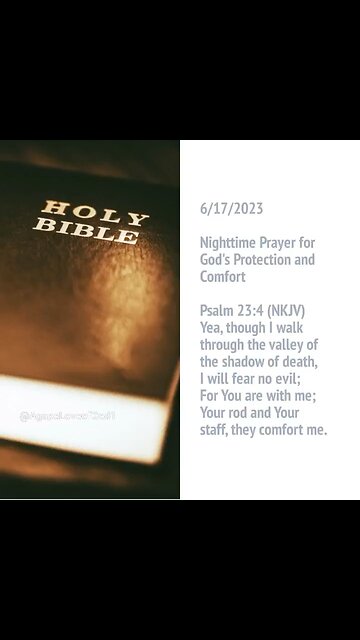 Nighttime Prayer for God's Protection and Comfort #Shorts