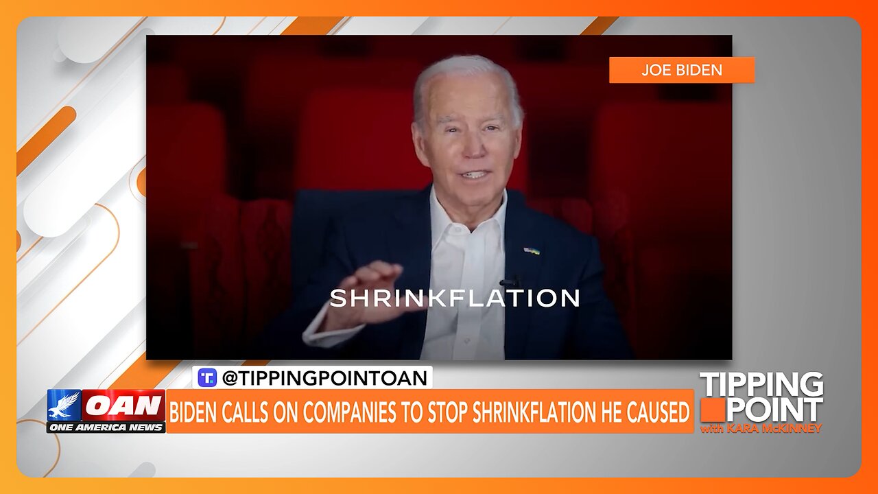 Biden Calls on Companies to Stop Shrinkflation He Caused | TIPPING POINT 🟧