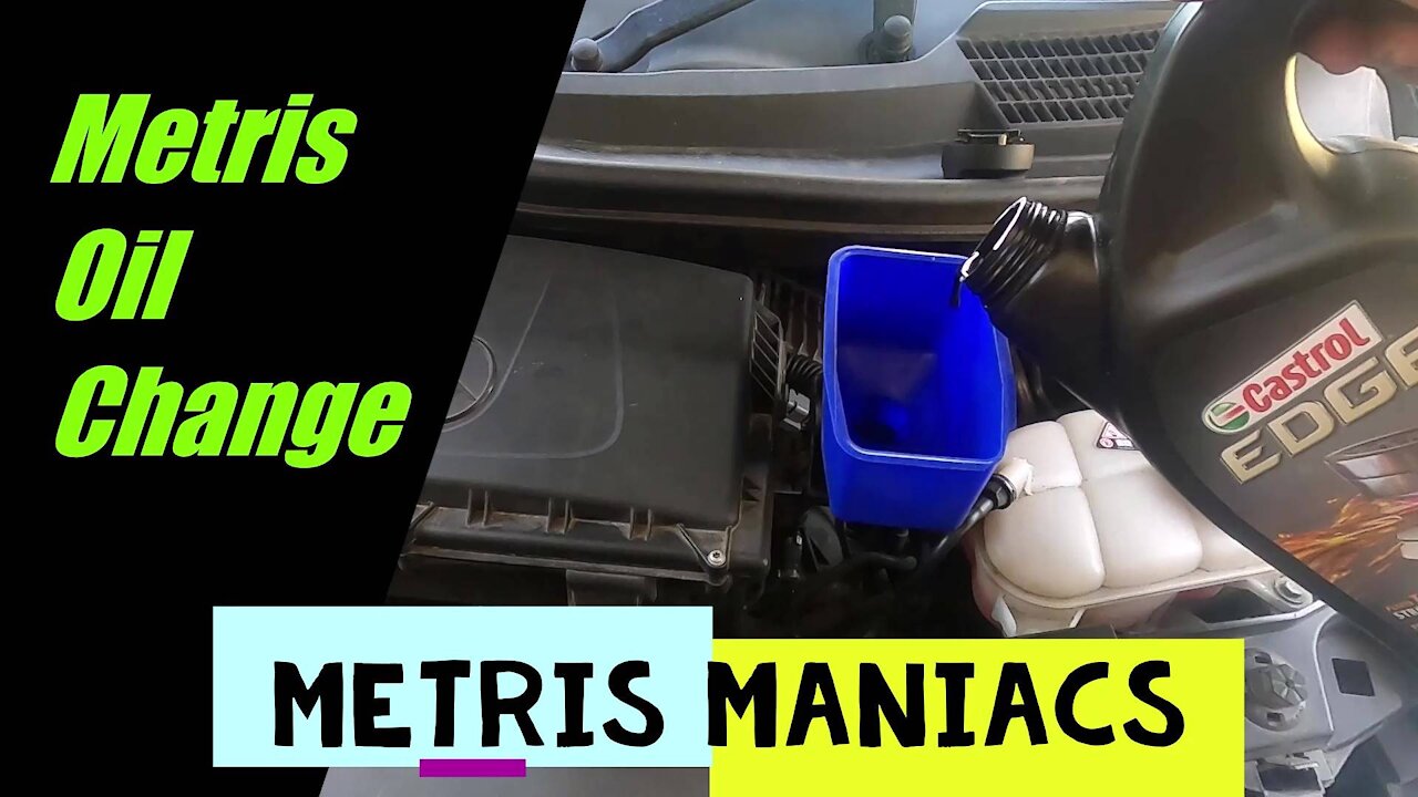 Changing Oil on Mercedes Metris Van