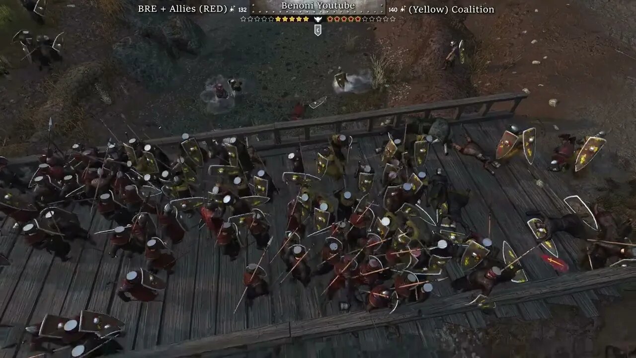 2 Armies of Players Meet On The Bridge