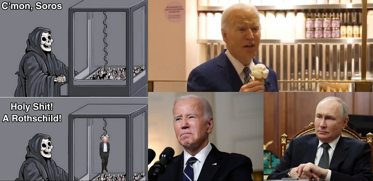 Biden Eats Ice Cream As He Loses Voters, Ukraine/NATO/Russia, Media Uses Fear, Rothschild Dead